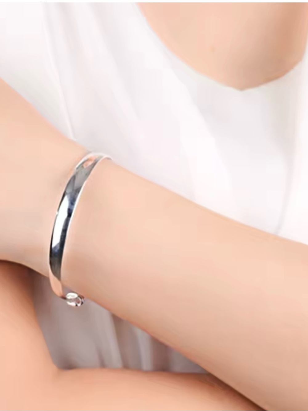 New .925 Silver Stamped Adjustable Bracelet